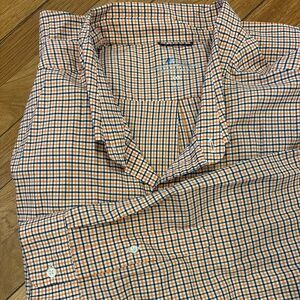 Orange Vineyard Vines 4xb performance fabric